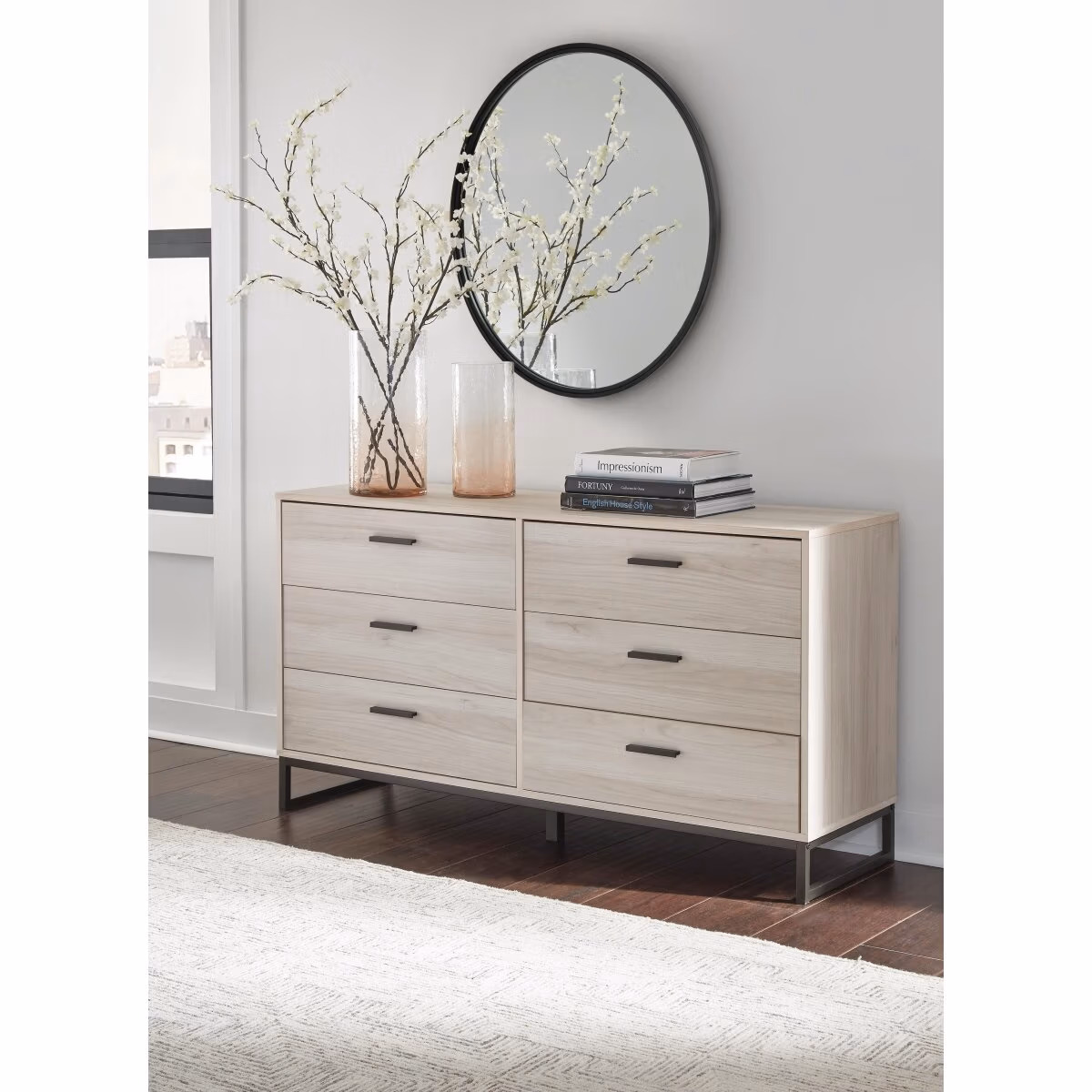 Socalle Queen Panel Platform Bed with Dresser and Nightstand - Image 16