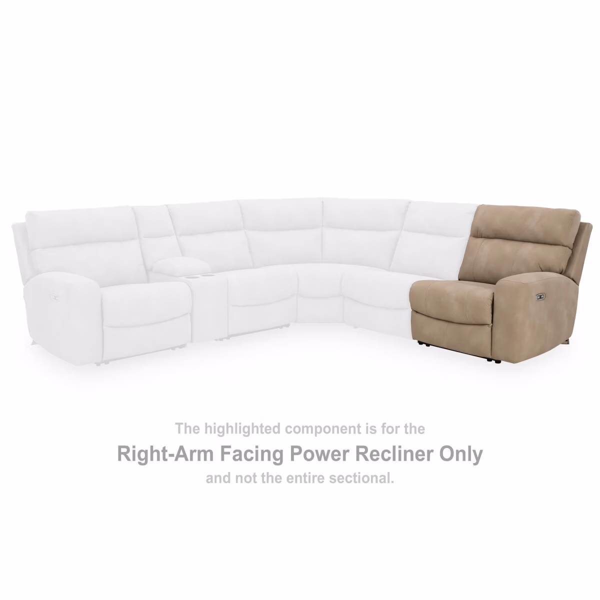 Next-Gen Durapella Right-Arm Facing Power Recliner - Image 3