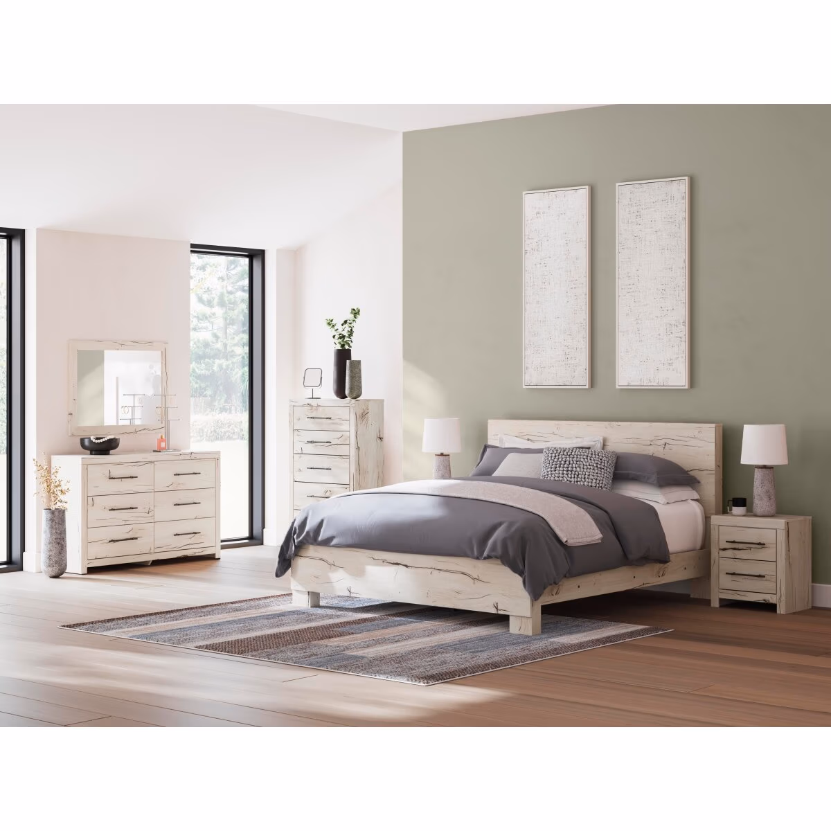Lawroy King Panel Bed - Image 10