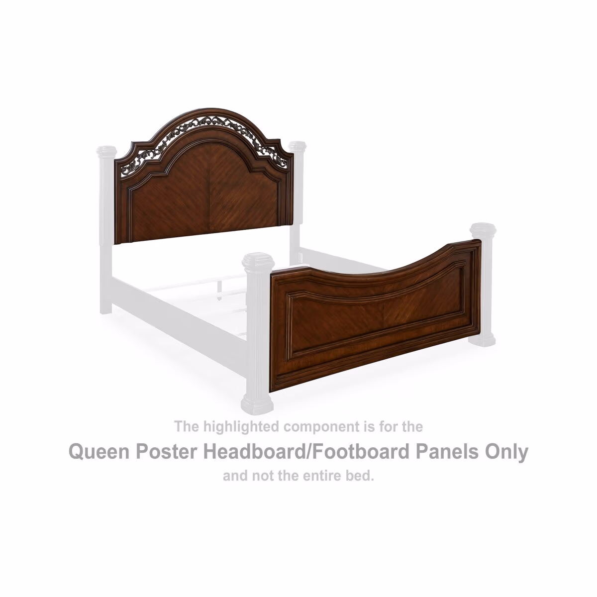 Lavinton Queen Poster Headboard/Footboard Panels - Image 2