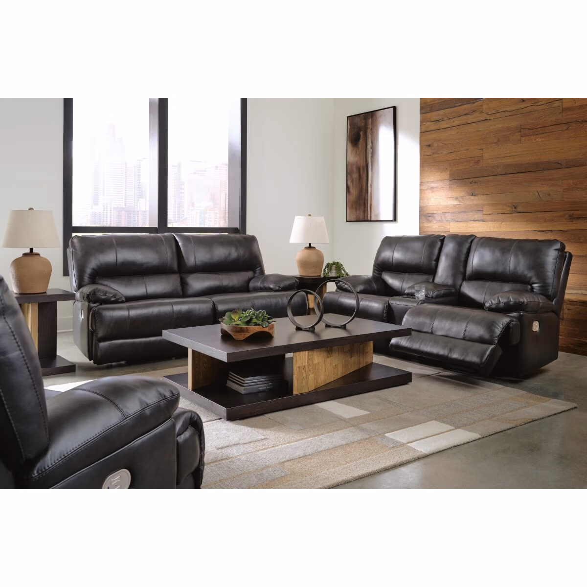 Mountainous Power Reclining Sofa, Loveseat and Recliner - Image 2