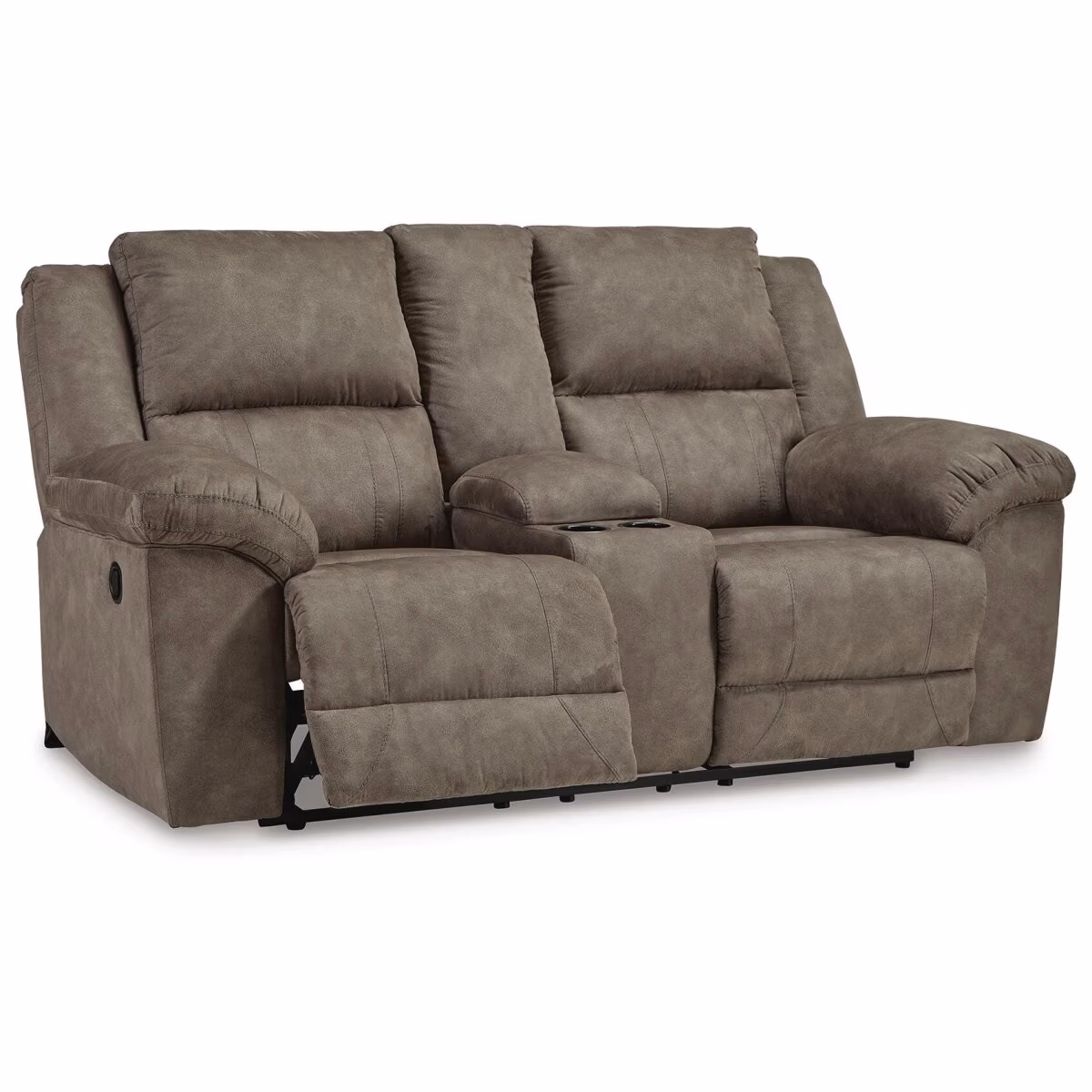 Laresview Reclining Loveseat with Console - Image 4