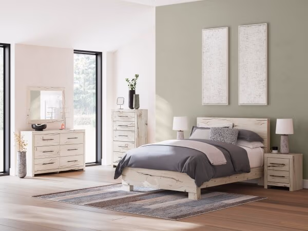 Lawroy Queen Panel Bed, Dresser and Mirror - Image 13