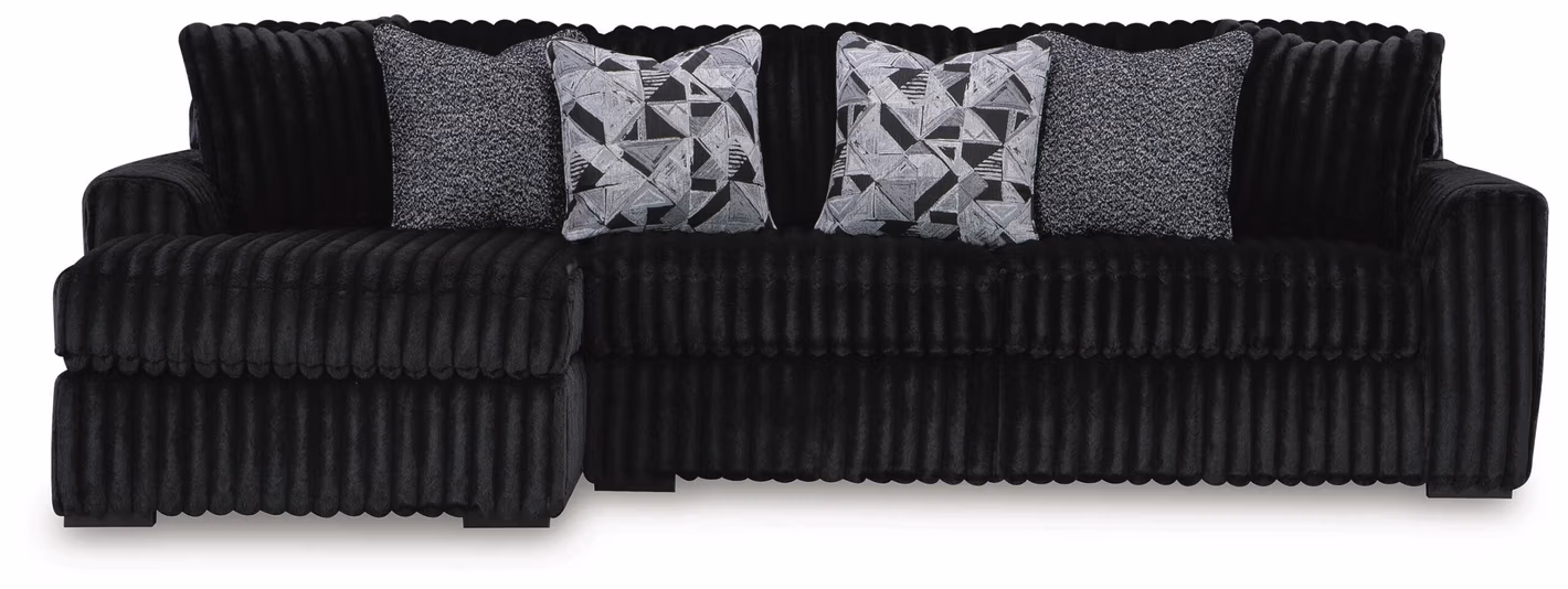 Midnight-Madness 2-Piece Sectional Sofa with Chaise