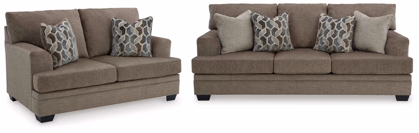 3a56f4e6ee7a7a192fba5c80c9194ecf Stonemeade Queen Sofa Sleeper and Loveseat - Image 1