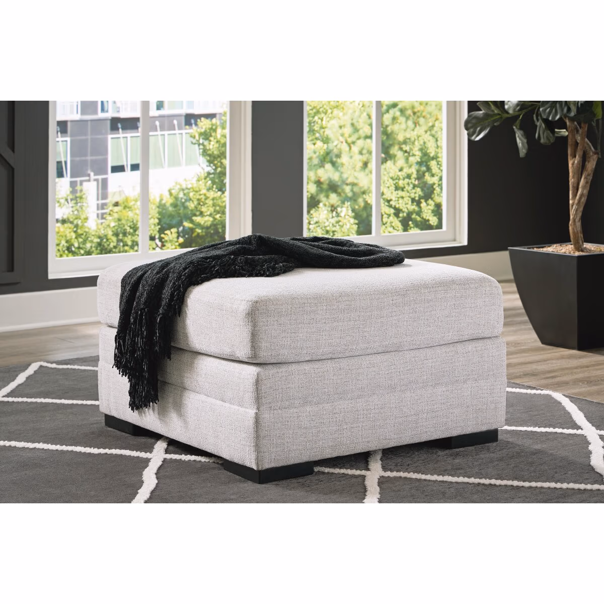 Koralynn Oversized Accent Ottoman - Image 3