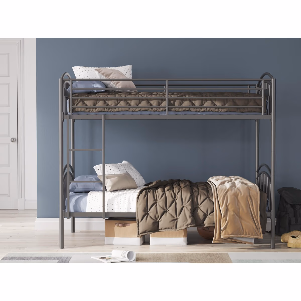 Lanceburg Twin over Twin Bunk Bed with Ladder - Image 8