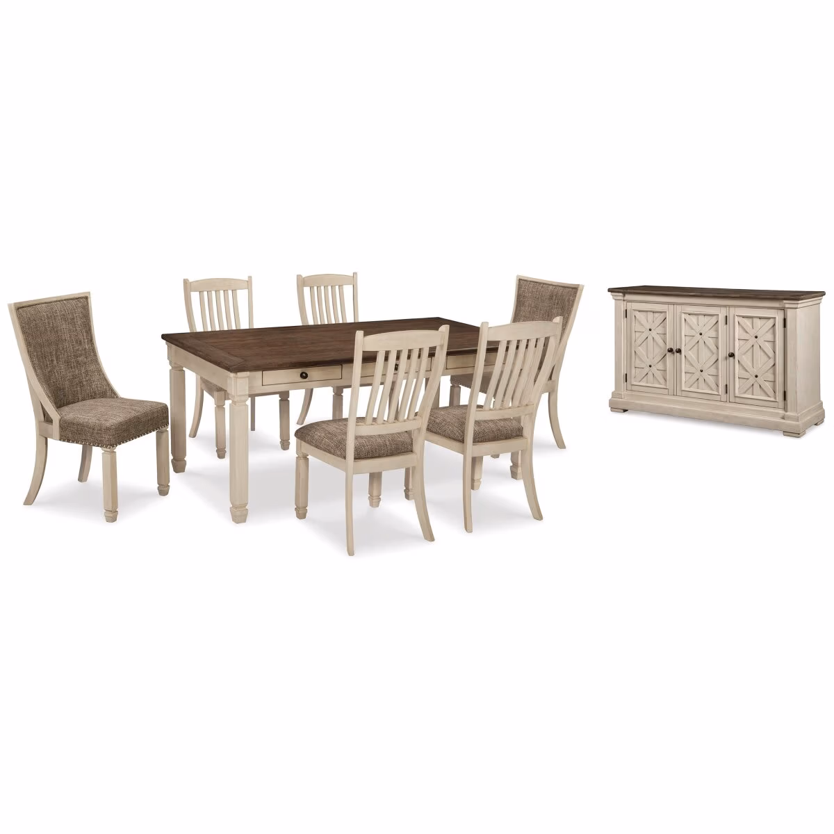 Bolanburg Dining Table and 6 Chairs with Server - Image 2
