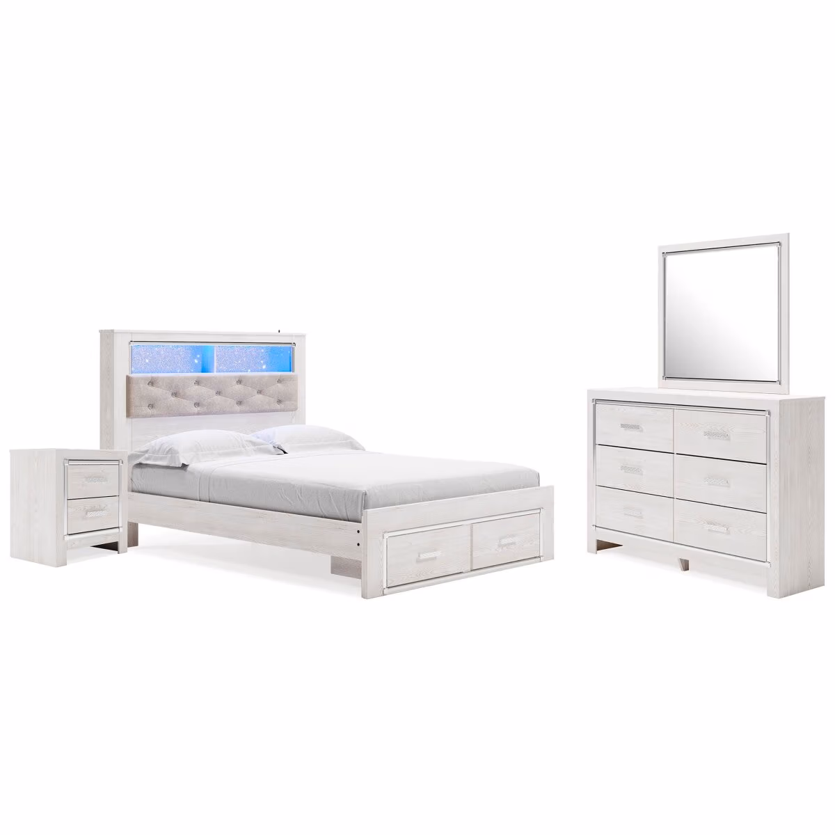 Altyra Queen Panel Storage Bed, Dresser, Mirror and Nightstand - Image 2