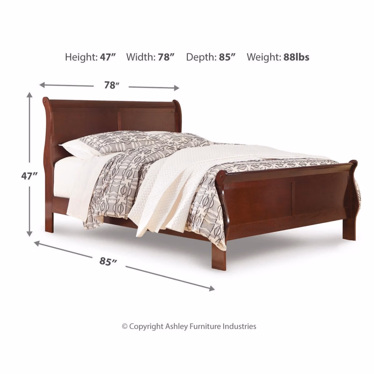 Alisdair King Sleigh Bed - Image 5