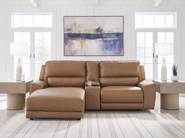 DeepWakes 3-Piece Power Reclining Sectional with Chaise - Image 3