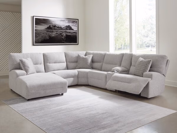 Acklen Place 6-Piece Power Reclining Sectional with Chaise - Image 3