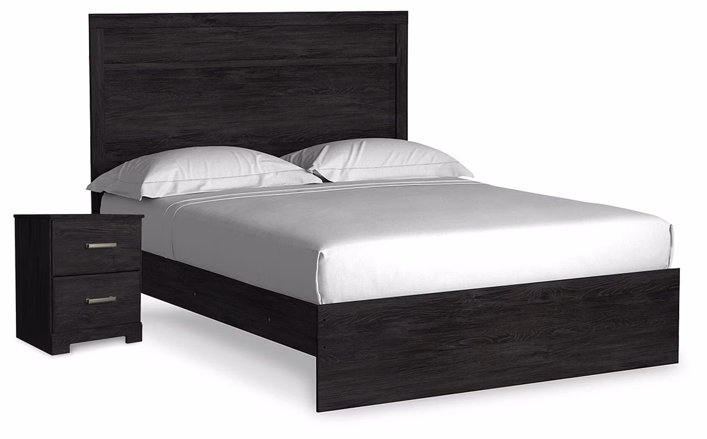 3ca313b86e5fdcb7c2457fda57336d25 Belachime Queen Panel Bed and Nightstand - Image 1