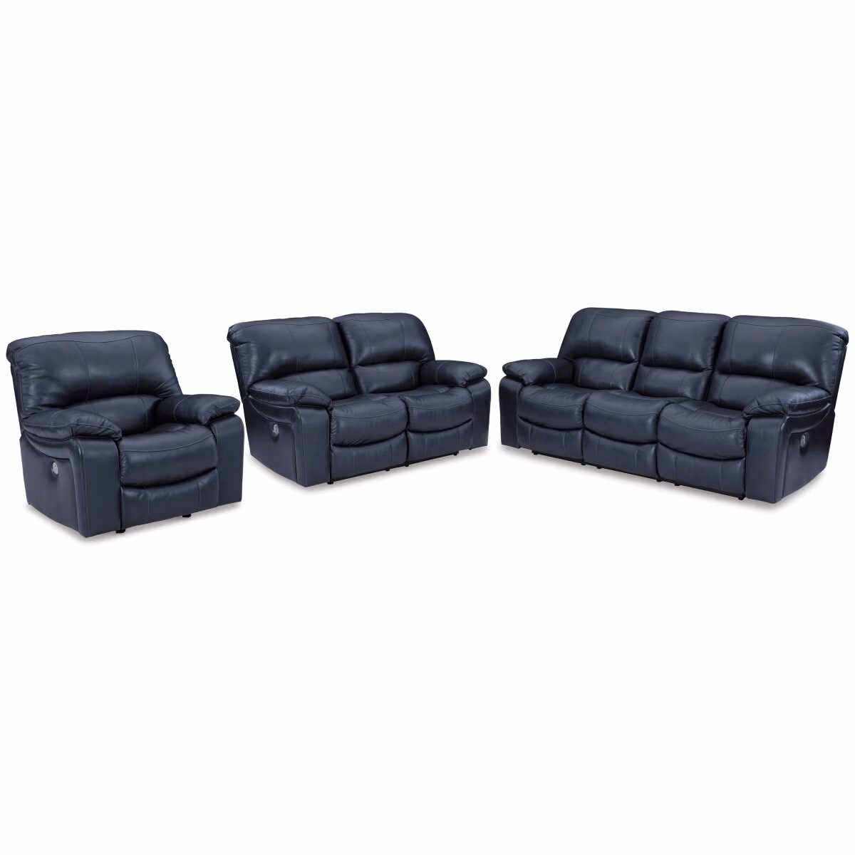 Leesworth Power Reclining Sofa, Loveseat and Recliner - Image 3