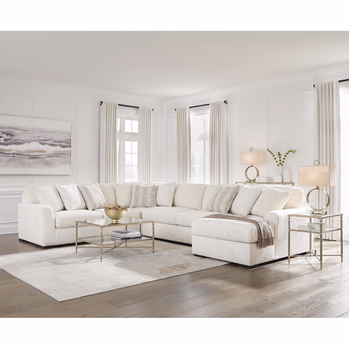 Chessington 4-Piece Sectional with Chaise - Image 5