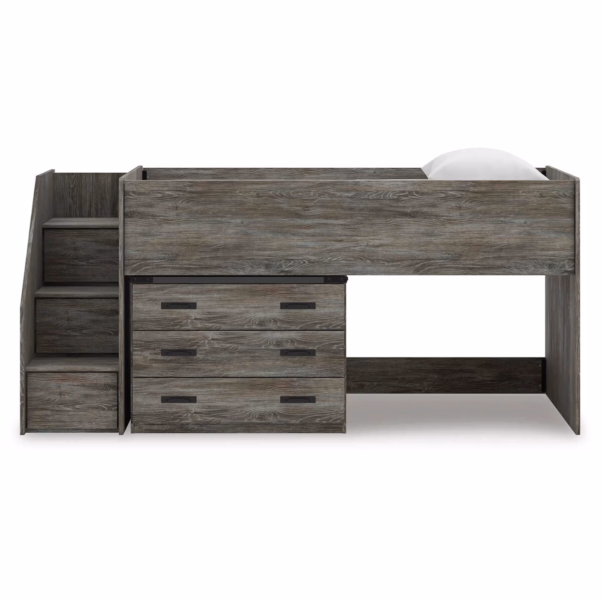 Frandern Twin Loft Bed with Drawer Storage - Image 7