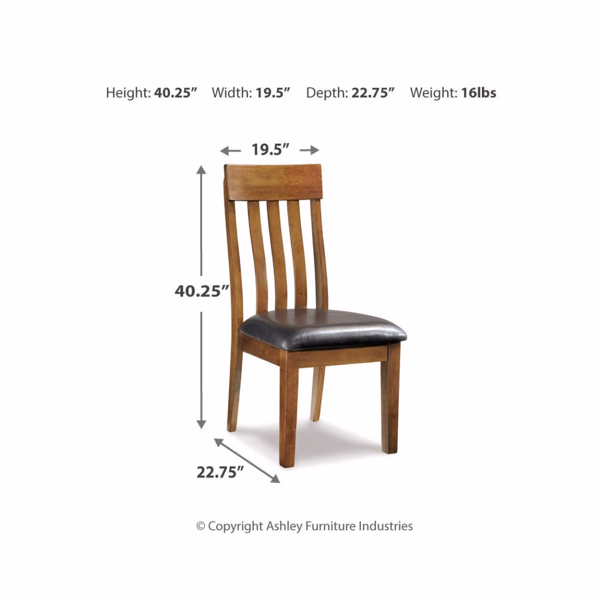 Ralene Dining Table and 6 Chairs and Bench - Image 10