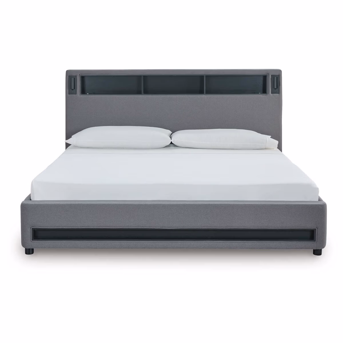Finigale King Upholstered Bed with Wireless Audio - Image 7
