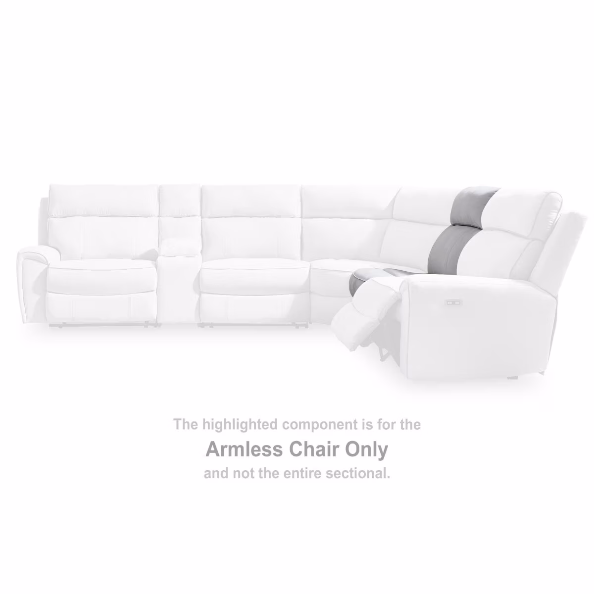 Social Pointe Armless Chair - Image 3