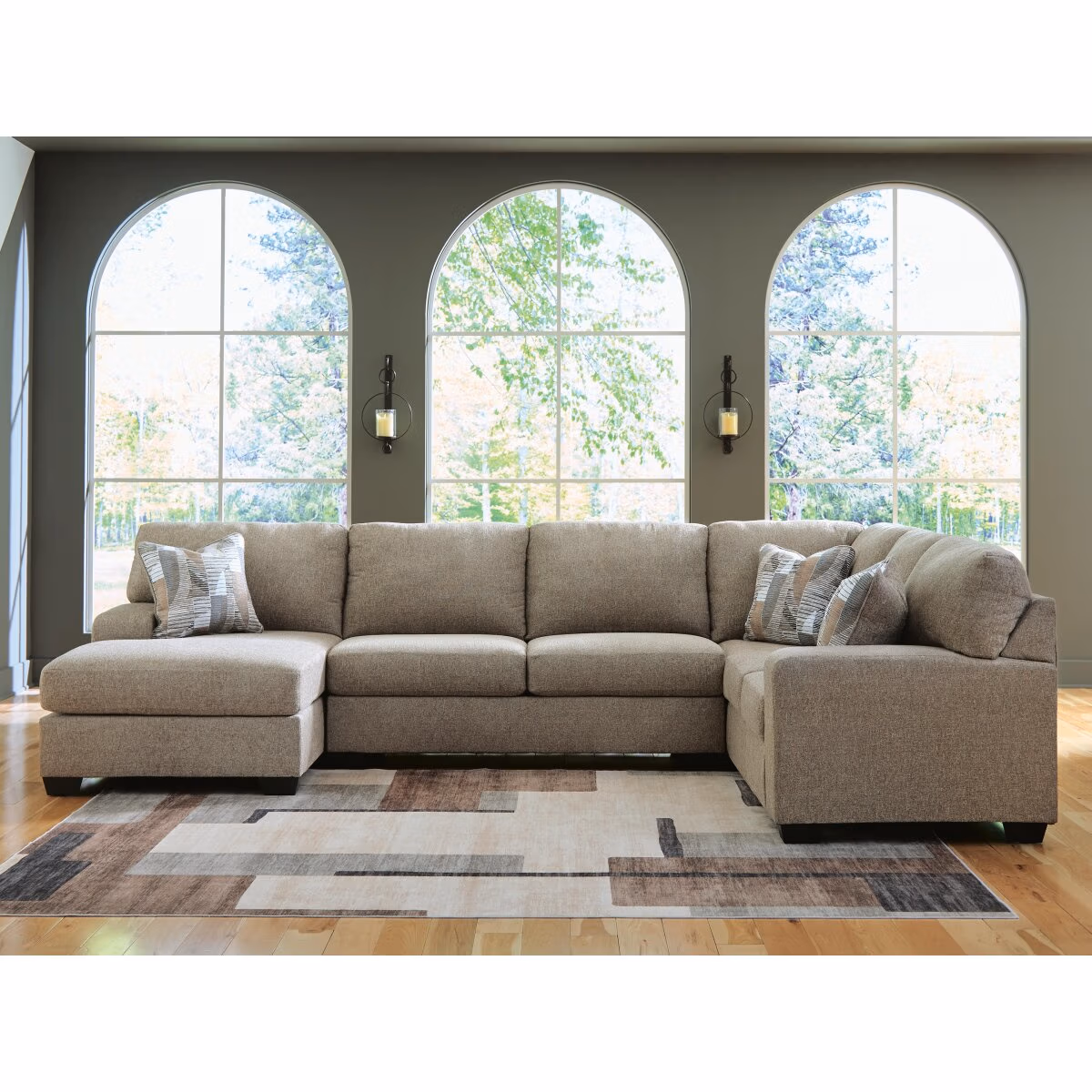Newellen 3-Piece Sectional with Chaise - Image 3