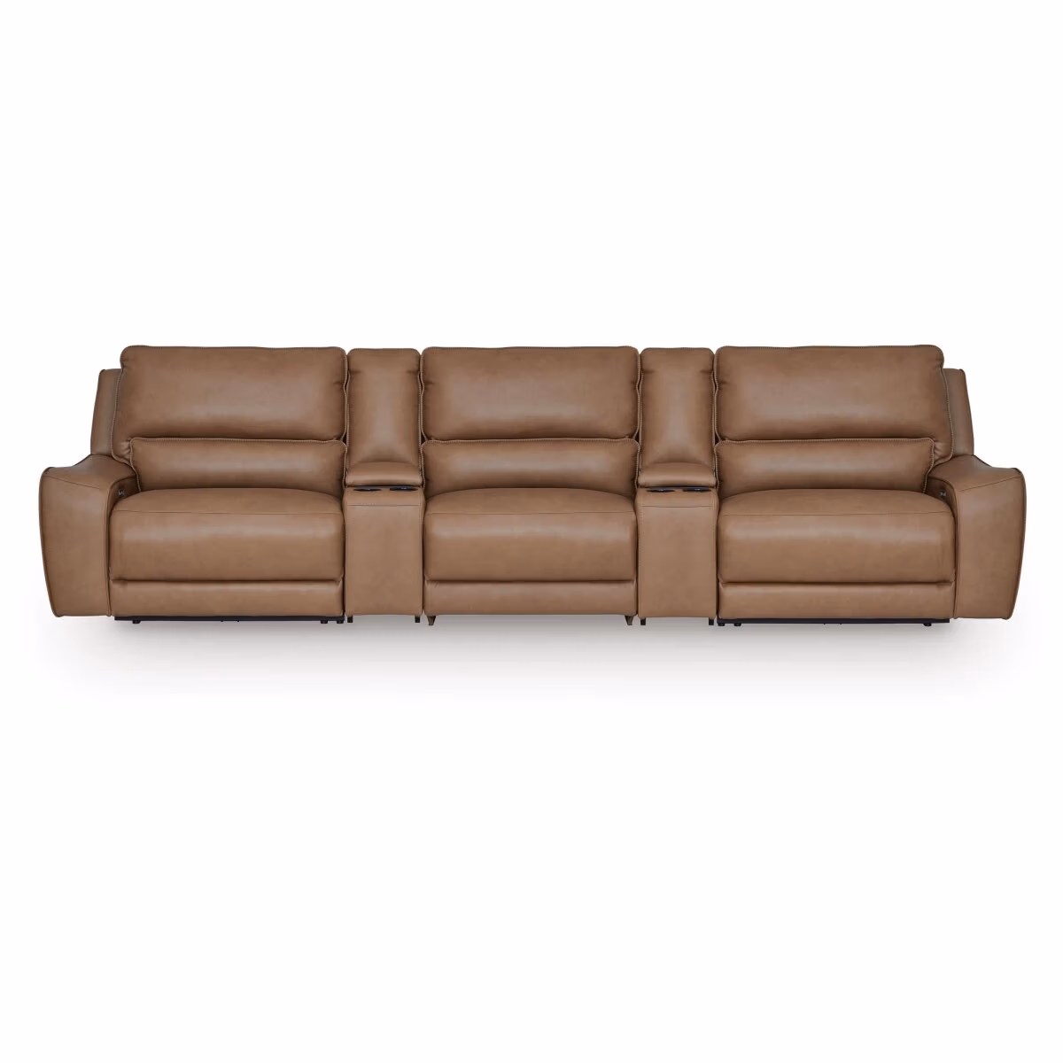 DeepWakes 5-Piece Reclining Sectional with Storage Consoles - Image 2