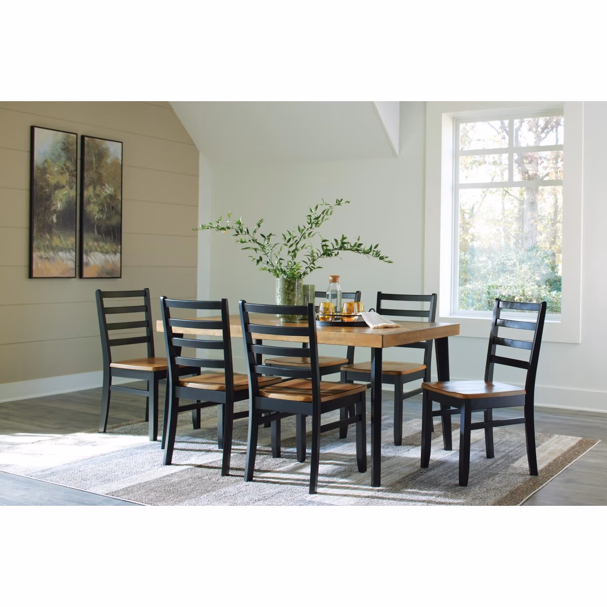 Blondon Dining Table and 6 Chairs (Set of 7) - Image 3