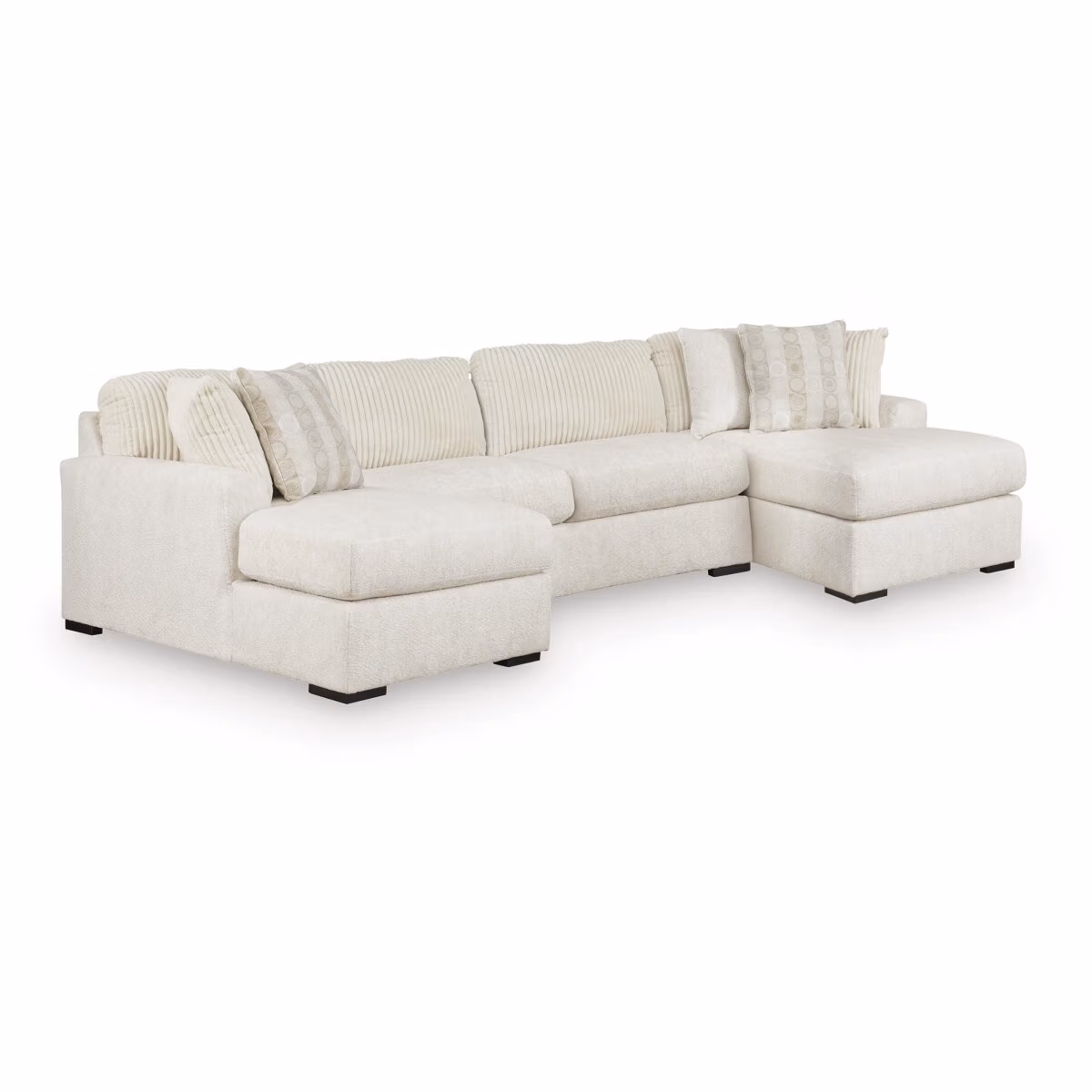 Chessington 3-Piece Sectional with Double Chaise - Image 2