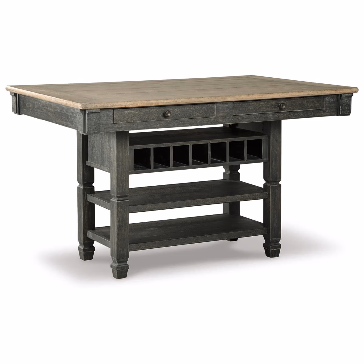 Tyler Creek Counter Height Dining Table and 4 Barstools with Server - Image 5