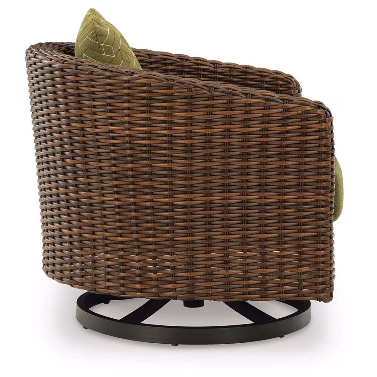 Horizon Hall Outdoor Swivel Lounge Chair with Cushion - Image 6