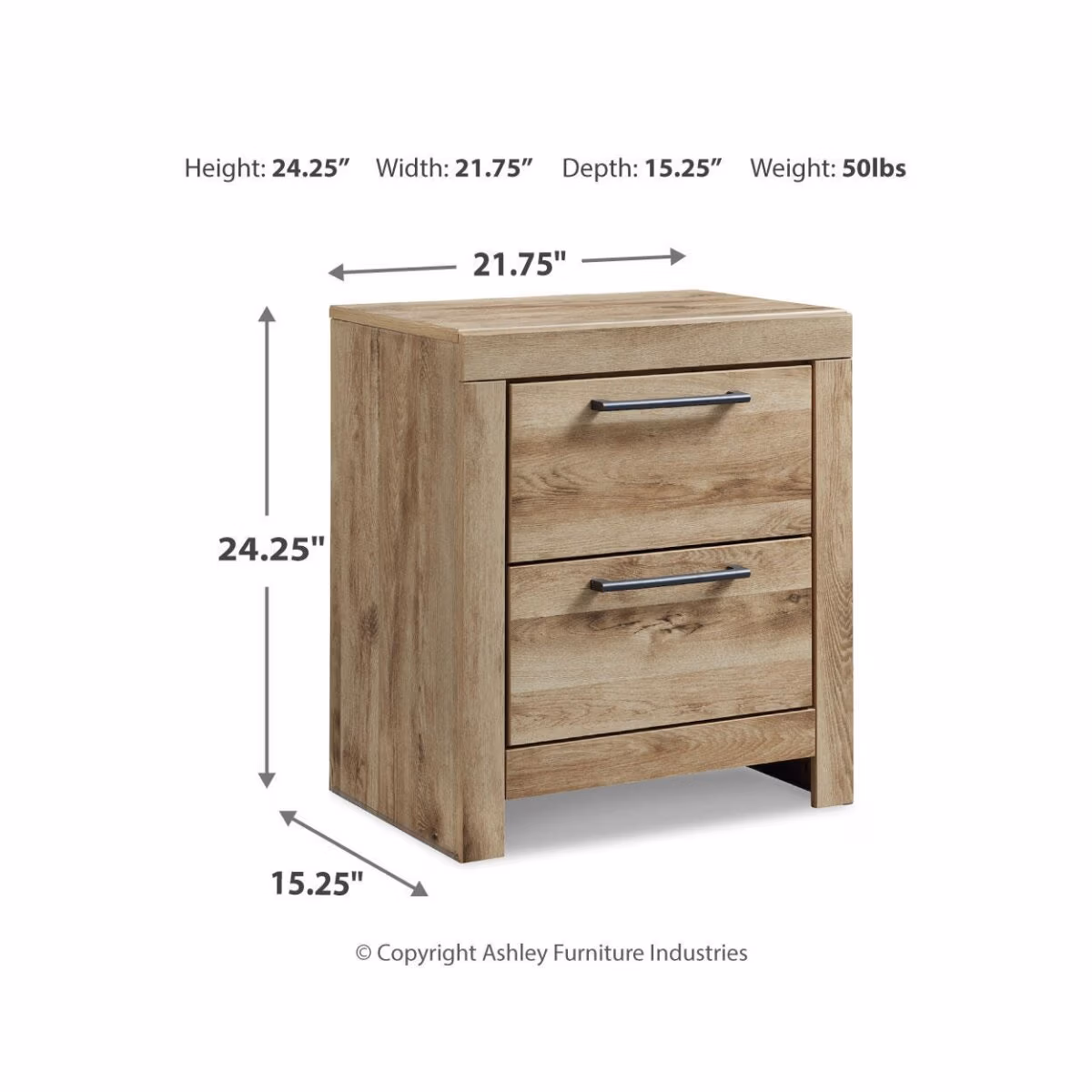 Hyanna Queen Panel Bed with Storage, Dresser, Mirror and Nightstand - Image 6