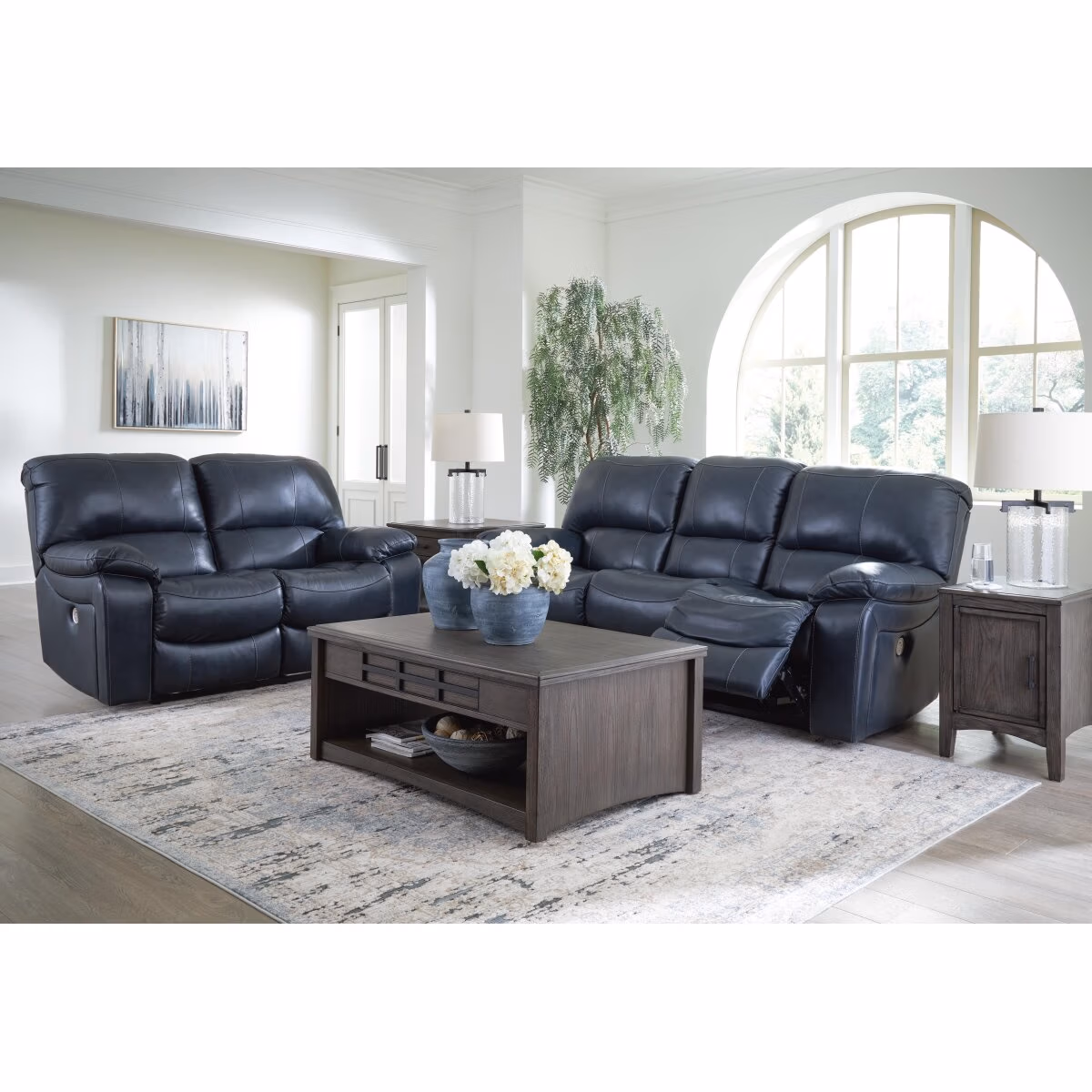 Leesworth Power Reclining Sofa and Loveseat - Image 5