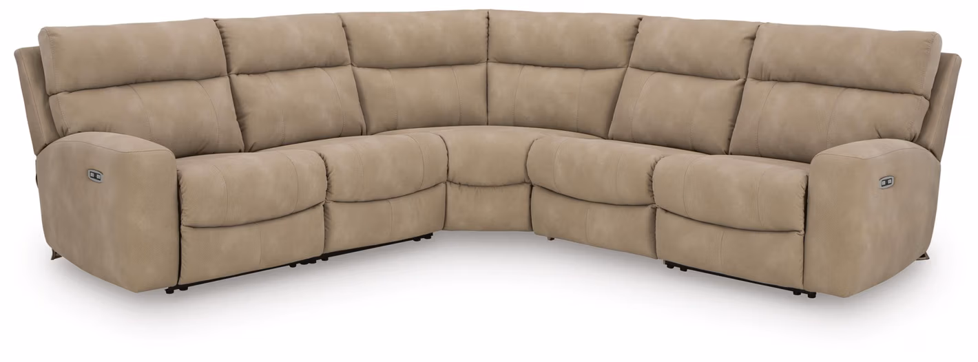 Next-Gen Durapella 5-Piece Power Reclining Sectional