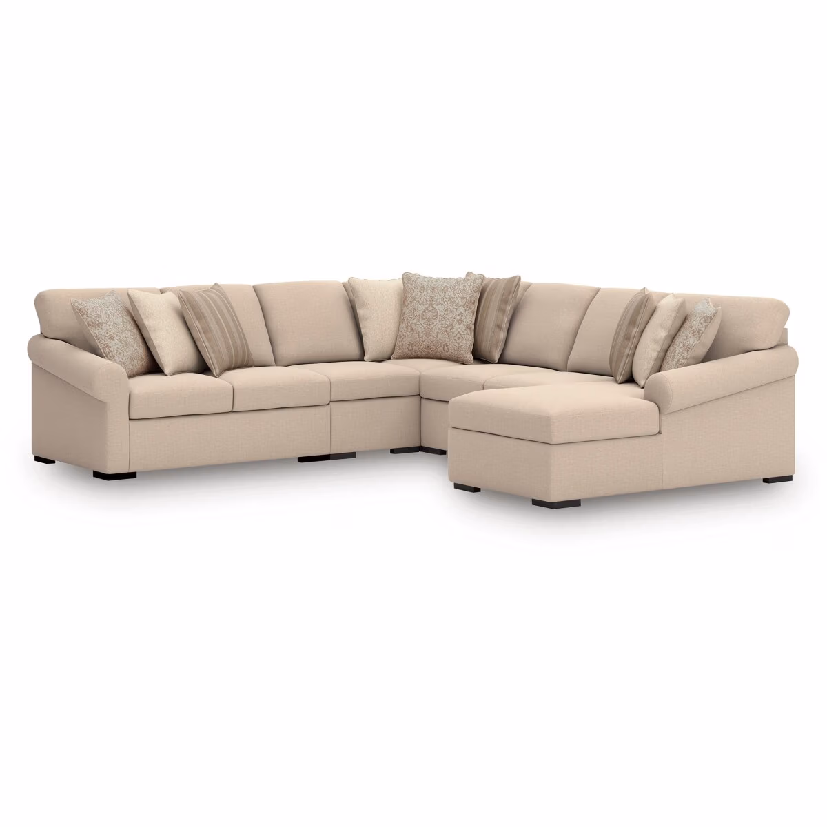 LadyMae 5-Piece Sectional with Chaise - Image 2
