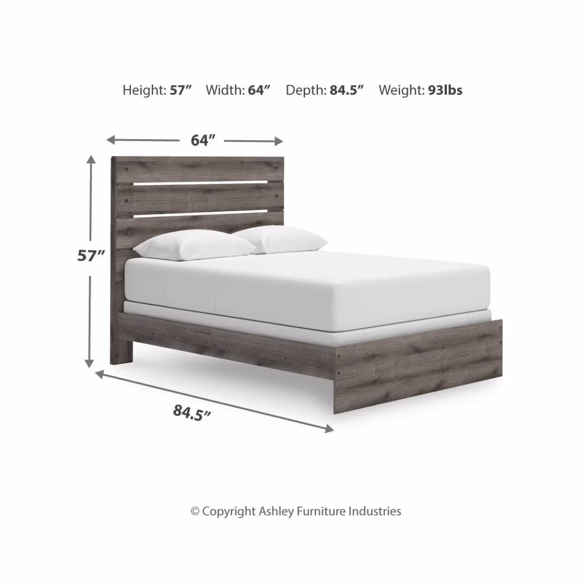 Graystorm Queen Panel Bed - Image 5