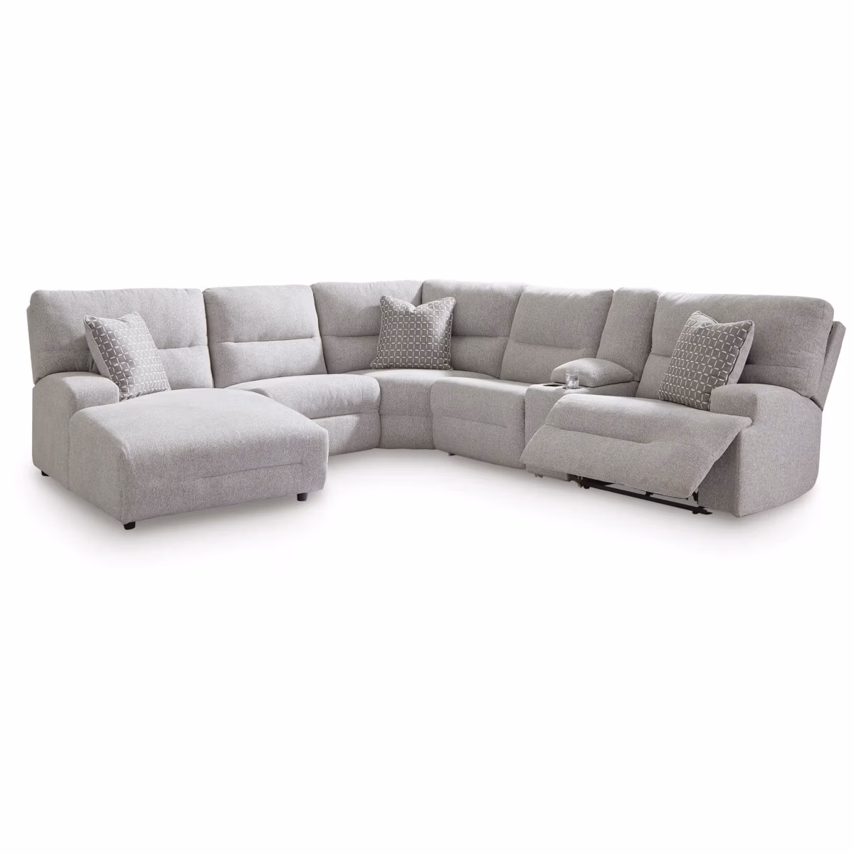 Acklen Place 6-Piece Power Reclining Sectional with Chaise - Image 2