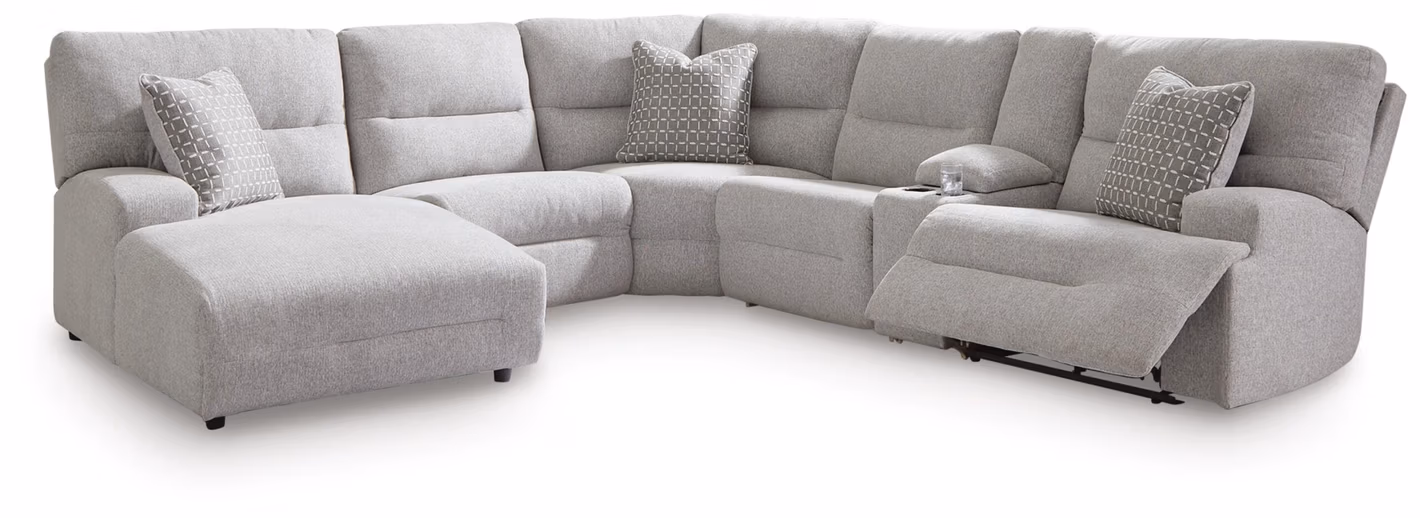 Acklen Place 6-Piece Power Reclining Sectional with Chaise