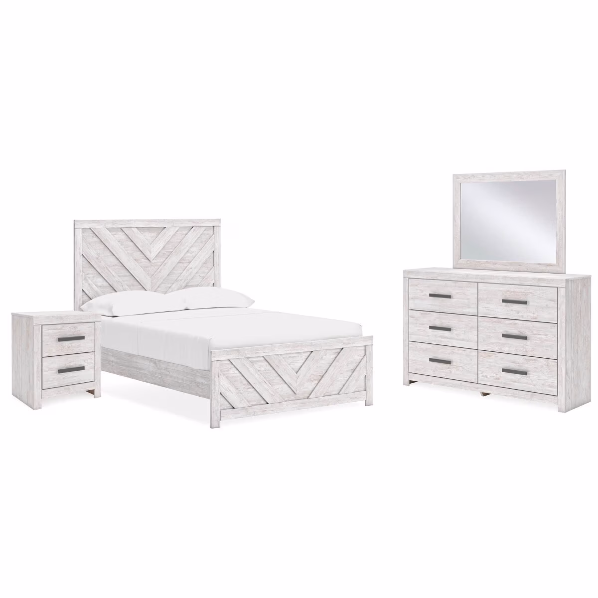 Cayboni Full Panel Bed, Dresser, Mirror and Nightstand - Image 2