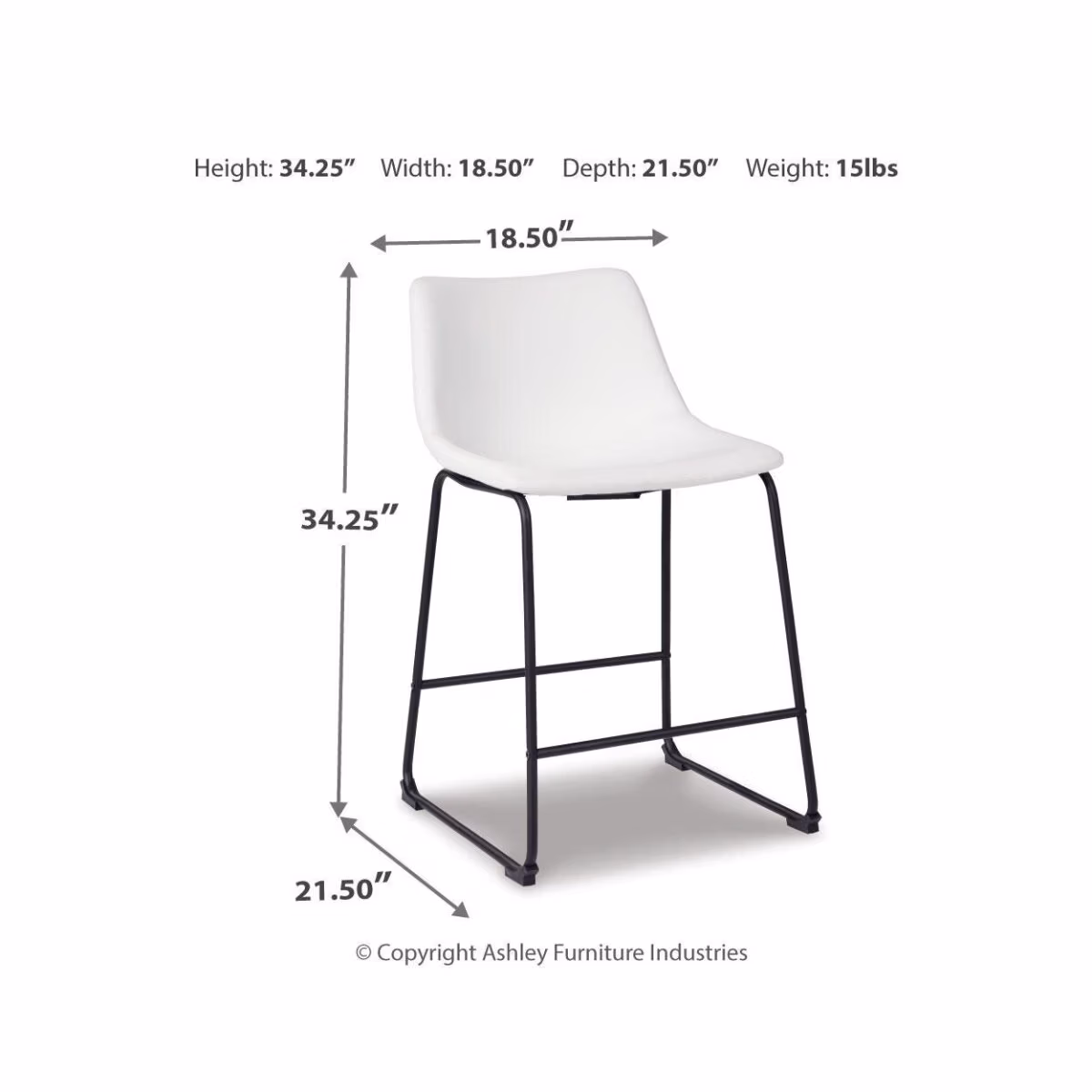Centiar Counter Height Bar Stool - Image 8