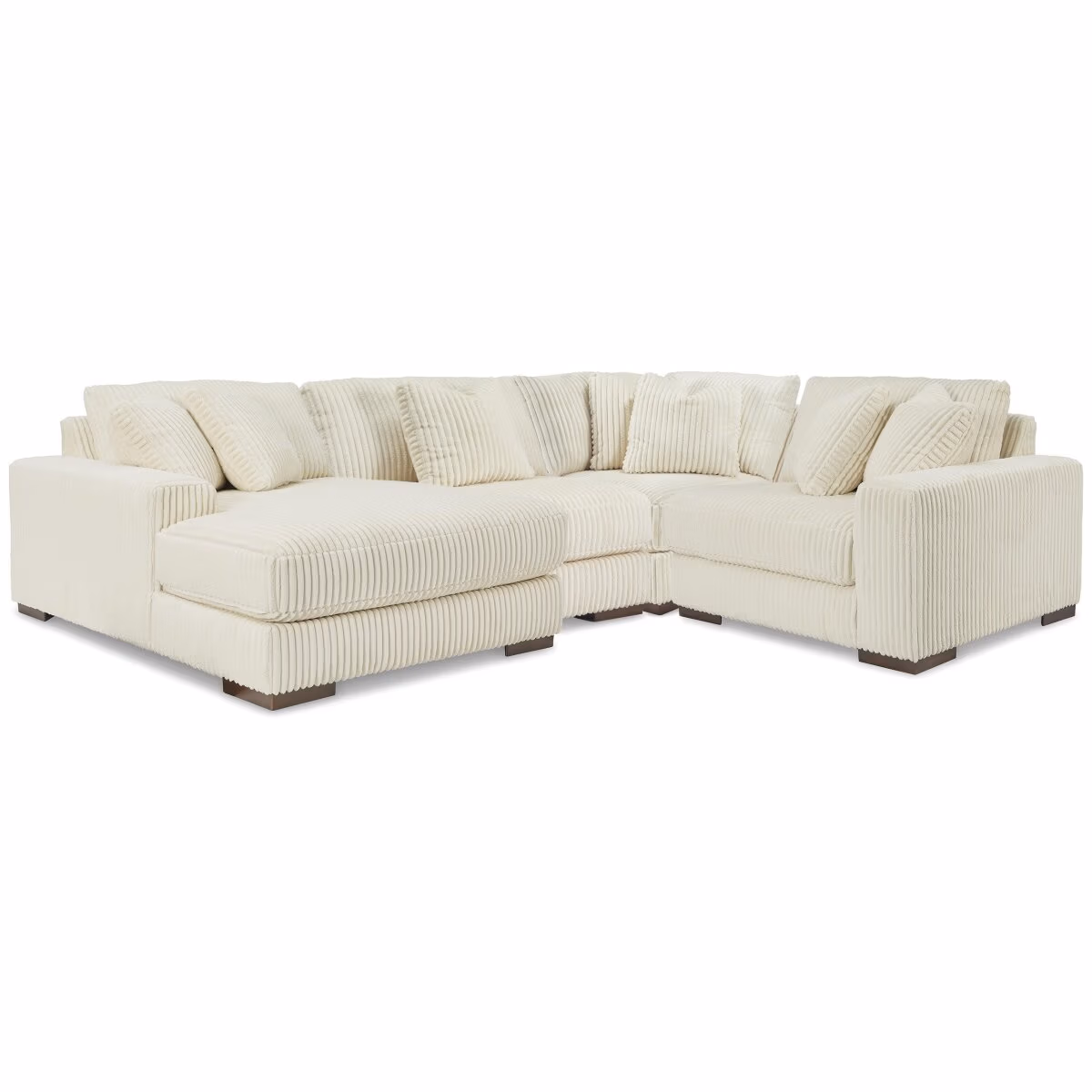 Lindyn 4-Piece Sectional with Chaise - Image 2
