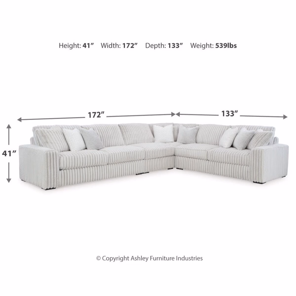 Stupendous 4-Piece Sectional - Image 7