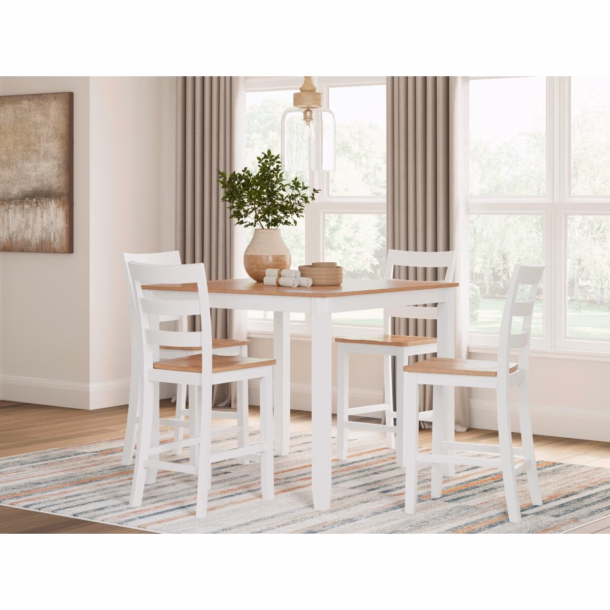 Gesthaven Counter Height Dining Table and 4 Barstools (Set of 5) - Image 3