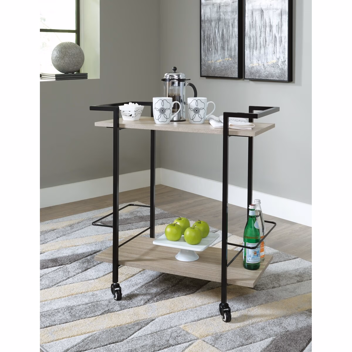 Waylowe Bar Cart - Image 3