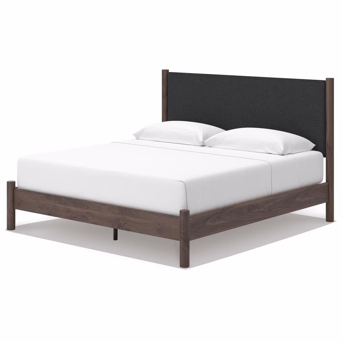 Pamytta King Upholstered Panel Platform Bed - Image 5