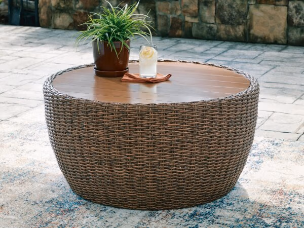 Double Point Outdoor Coffee Table - Image 3