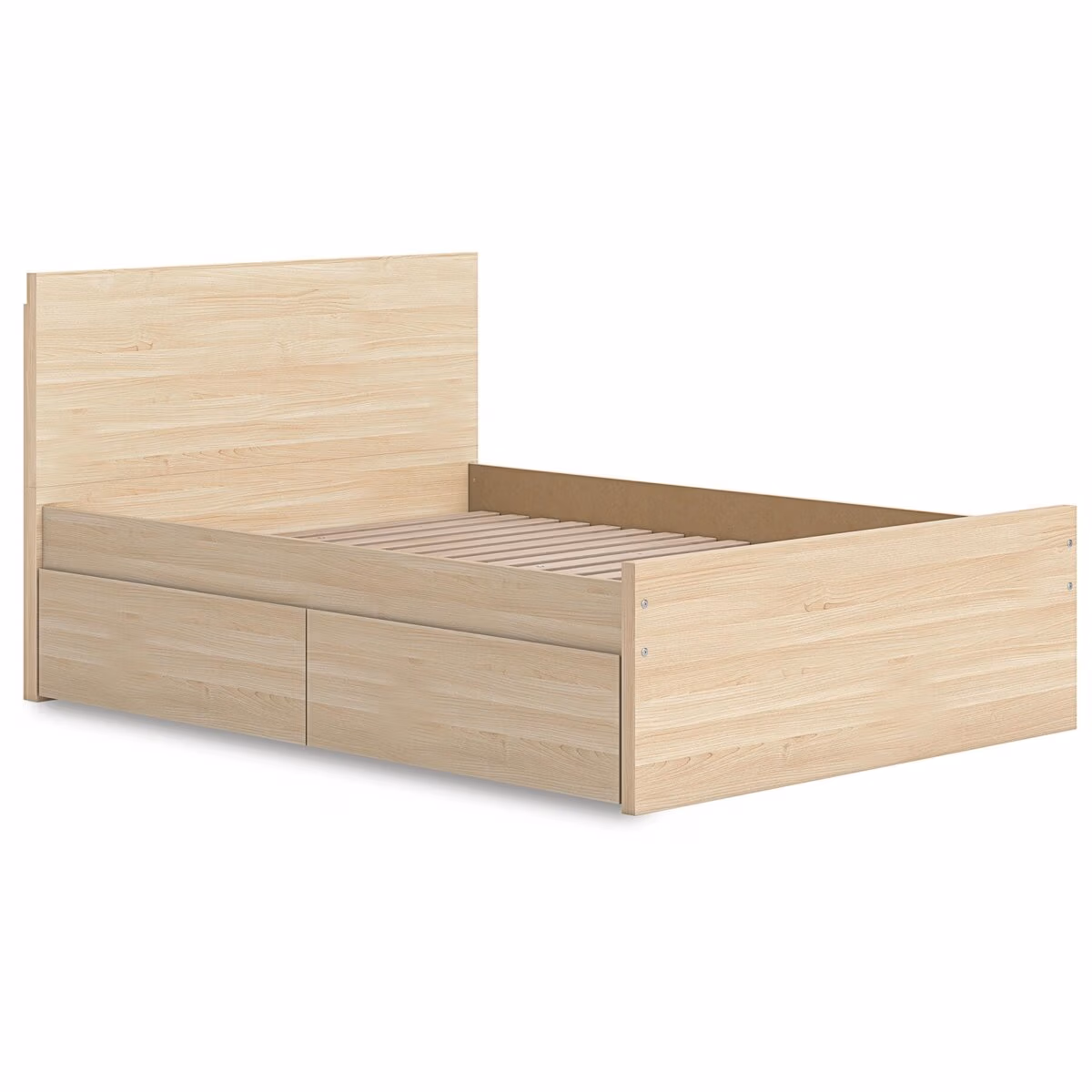 Onita Full Panel Platform Bed with 1 Side Storage - Image 5