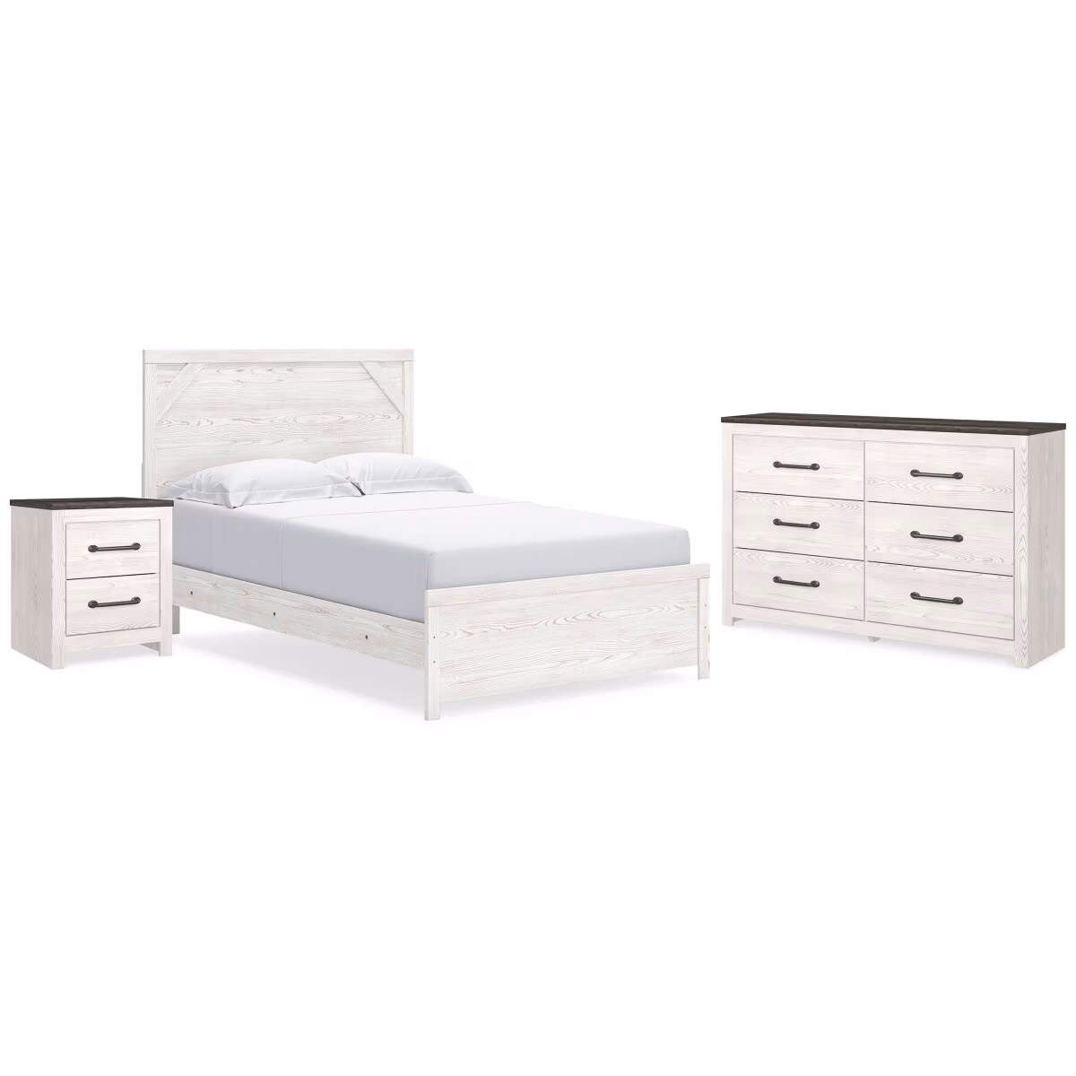 Gerridan Queen Panel Bed, Dresser and Nightstand - Image 2