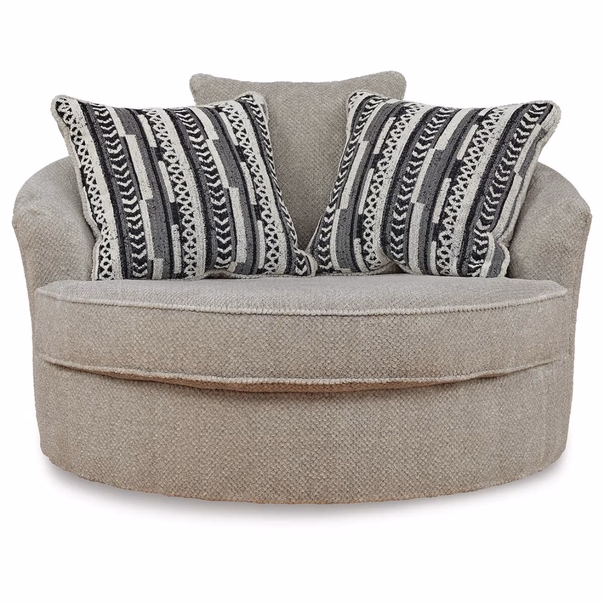 Calnita Oversized Swivel Accent Chair - Image 4