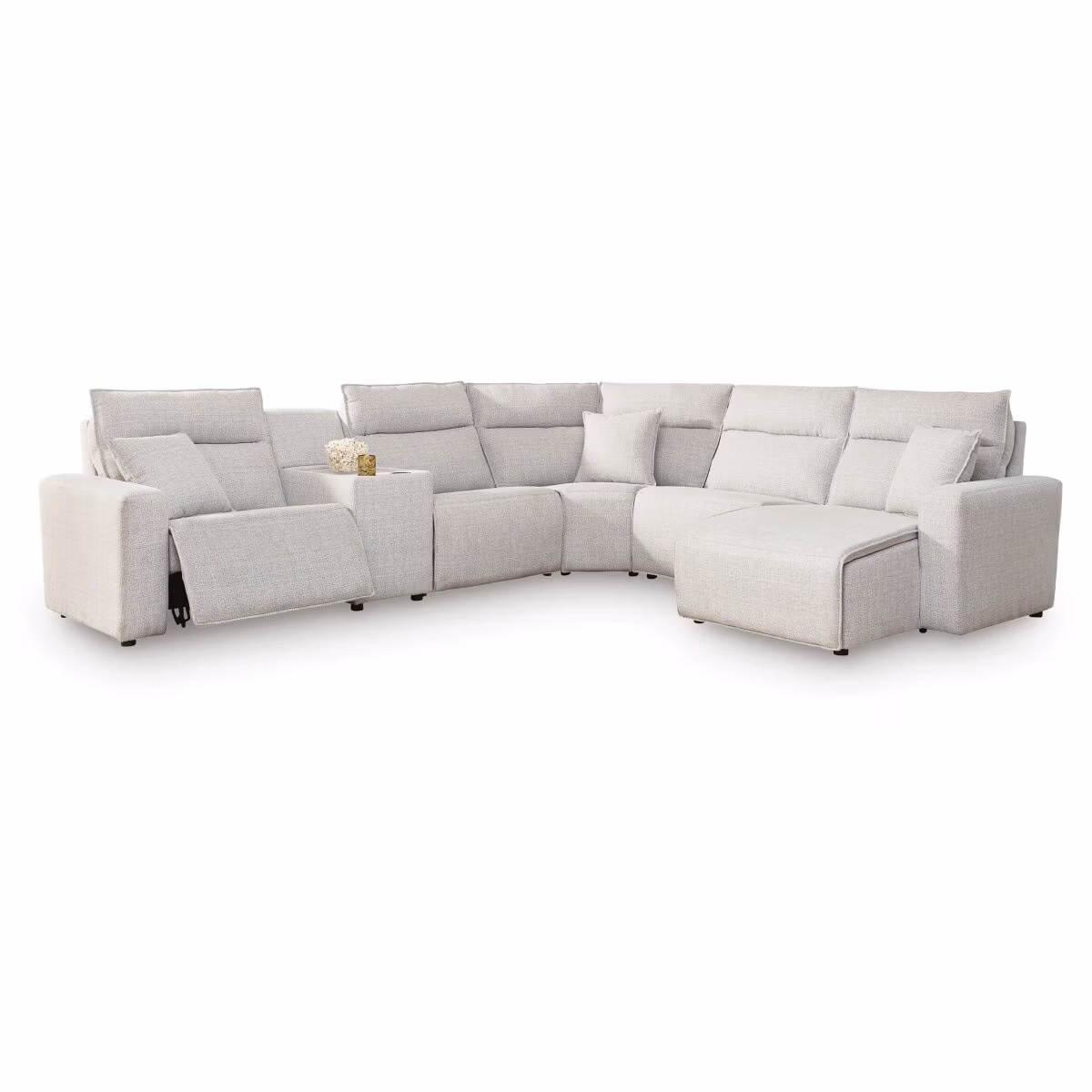 Modmax II 6-Piece Power Reclining Sectional with Chaise and Console - Image 2