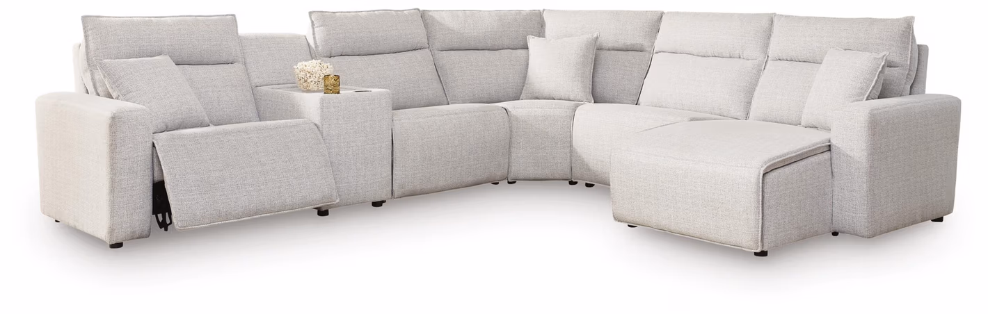 Modmax II 6-Piece Power Reclining Sectional with Chaise and Console