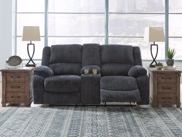 Draycoll Reclining Loveseat with Console and Recliner - Image 16